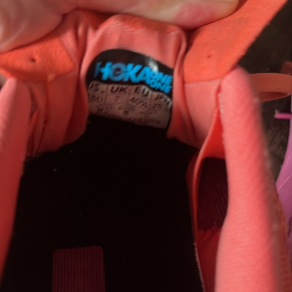 Hoka Vibrant Orange Running Shoes - Picture 5 of 6